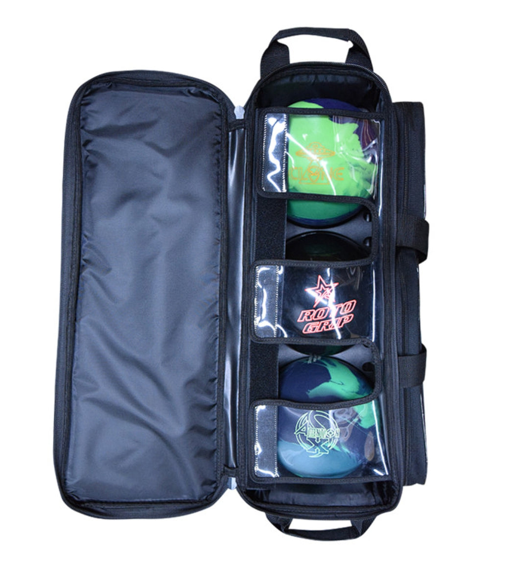 Roto Grip 3-Ball All-Star Edition Roller Blackout Bowling Bags FREE SHIPPING
